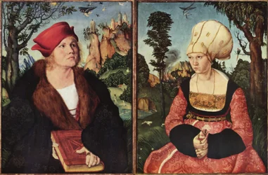 Retrato del Dr. Johannes Cuspinian y Retrato de Anna Cuspinian-Putsch